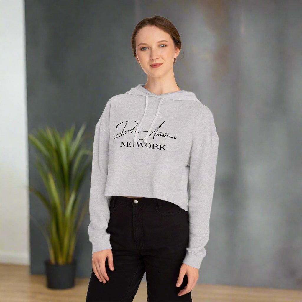 Cropped Hooded Sweatshirt