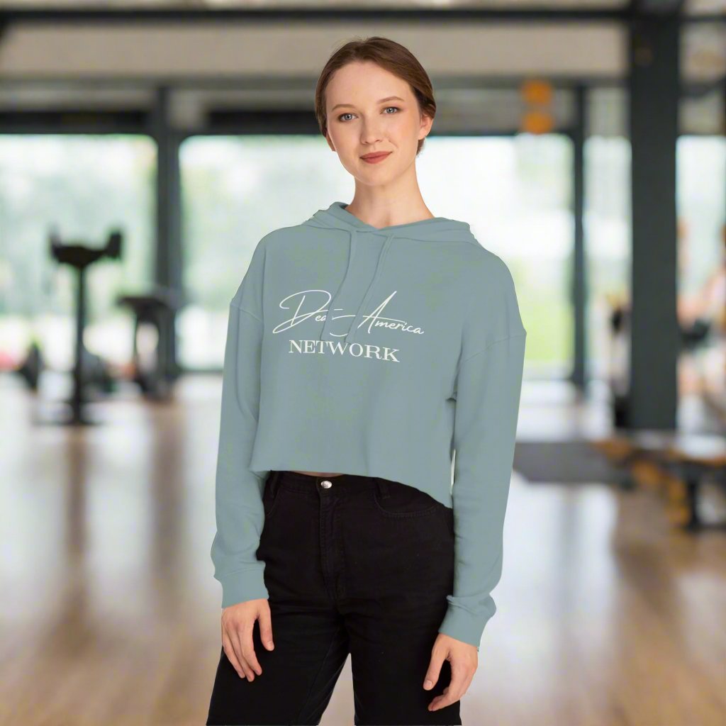 Cropped Hooded Sweatshirt