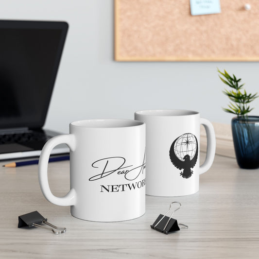 White Mug (black+ logo)
